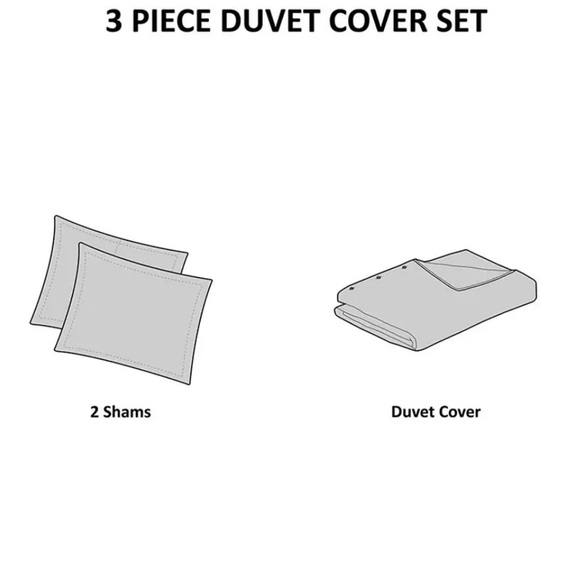 Madison Park Nova Ivory Embroidered Medallion Faux Fur Plush Duvet Cover Set - Picture 13 of 15